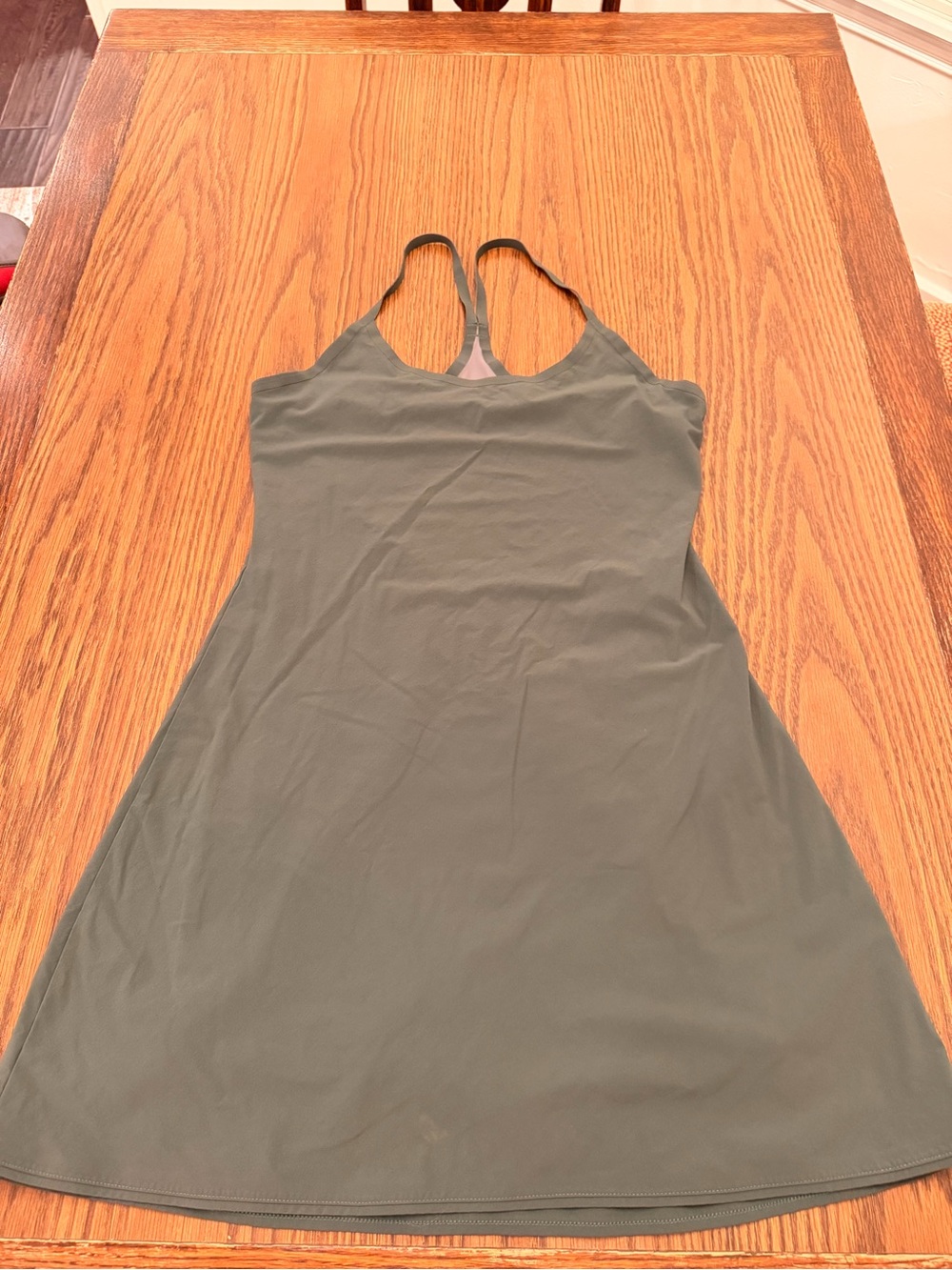 Outdoor Voices Olive Mini Dress with Racerback